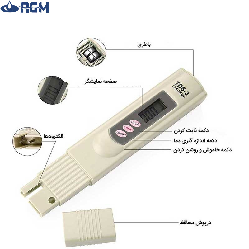 دستگاه TDS متر چیست؟ راهنمای کامل اندازه‌گیری کیفیت آب