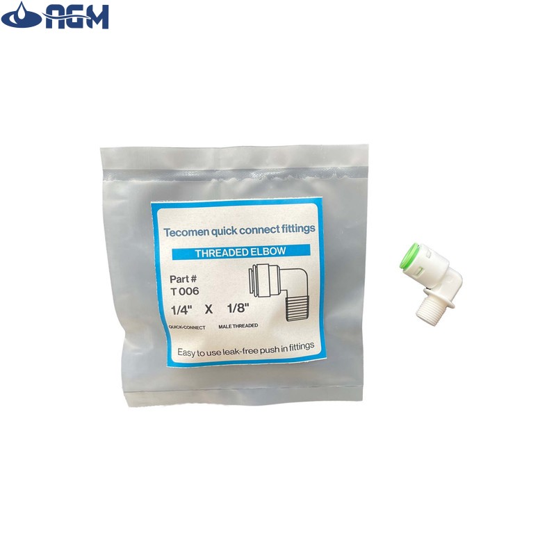 تبدیل اتصال رزوه به فیتینگ تکومن مدل 1/8 به 1/4