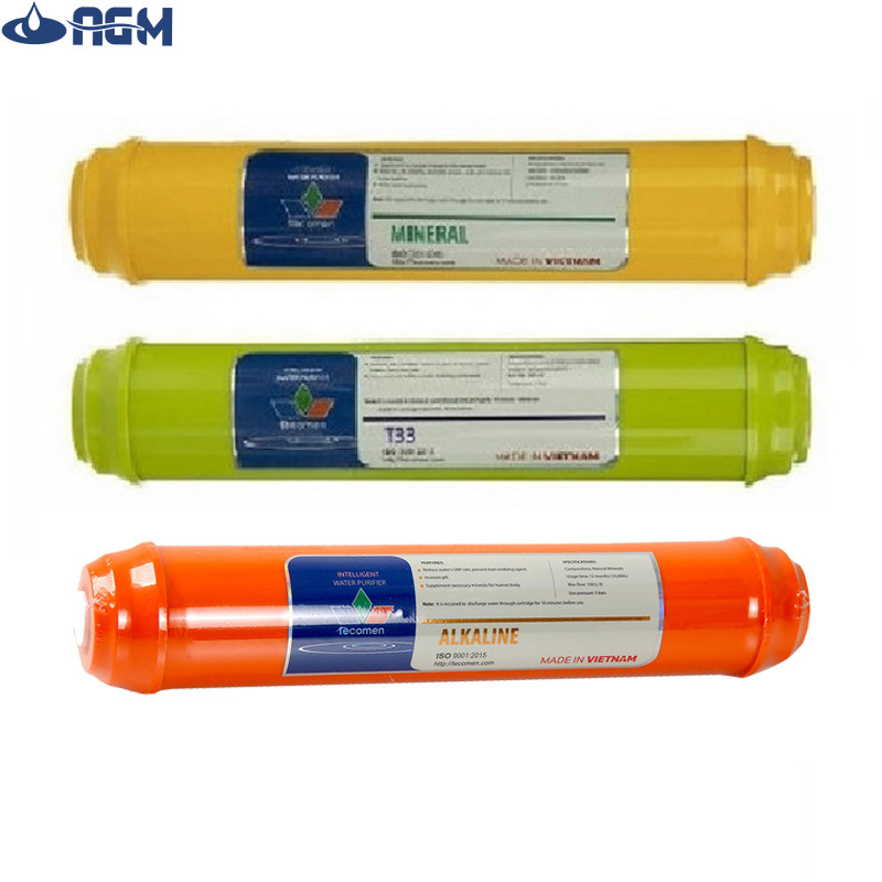 فیلتر دستگاه تصفیه آب تکومن مدل ALKALINE-POST CARBON-MINERAL مجموعه 3 عددی