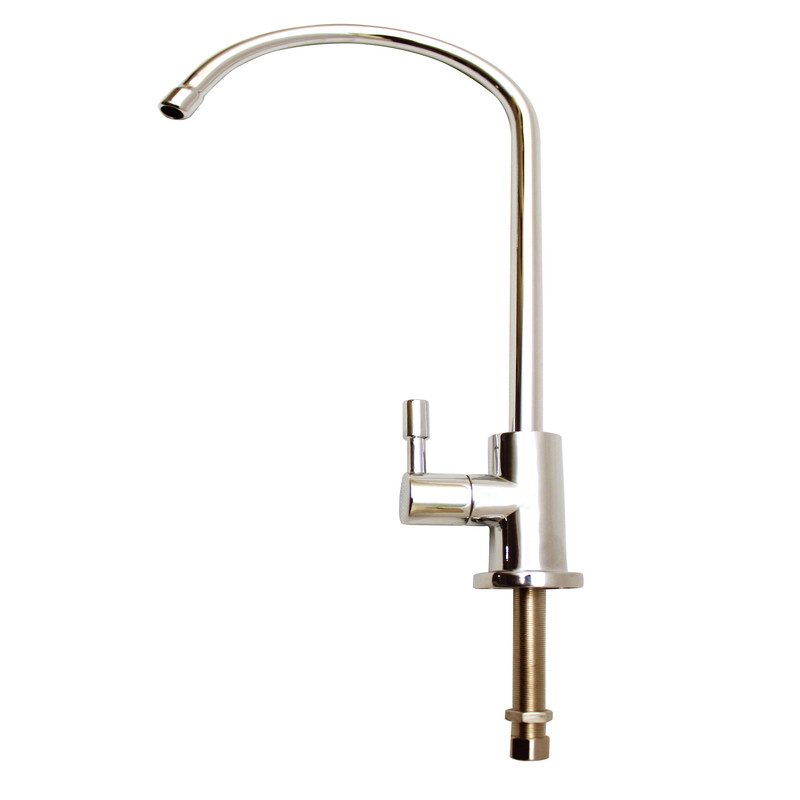 شیر دستگاه  تصفیه آب اهرمی بلند رنگ سیلور