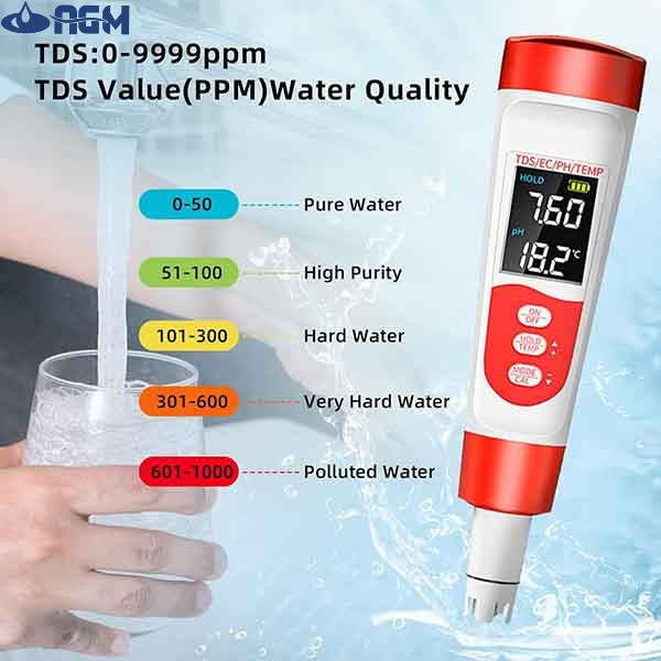 سختی سنج آب مدل چهار کاره Multi Function 4in1