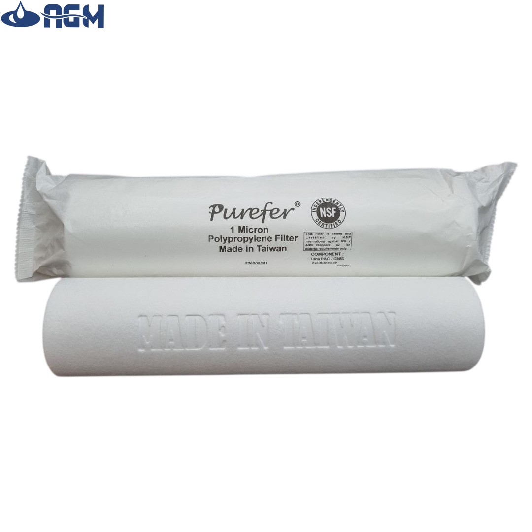 فیلتر الیافی تصفیه آب خانگی 1 میکرون تانک پک