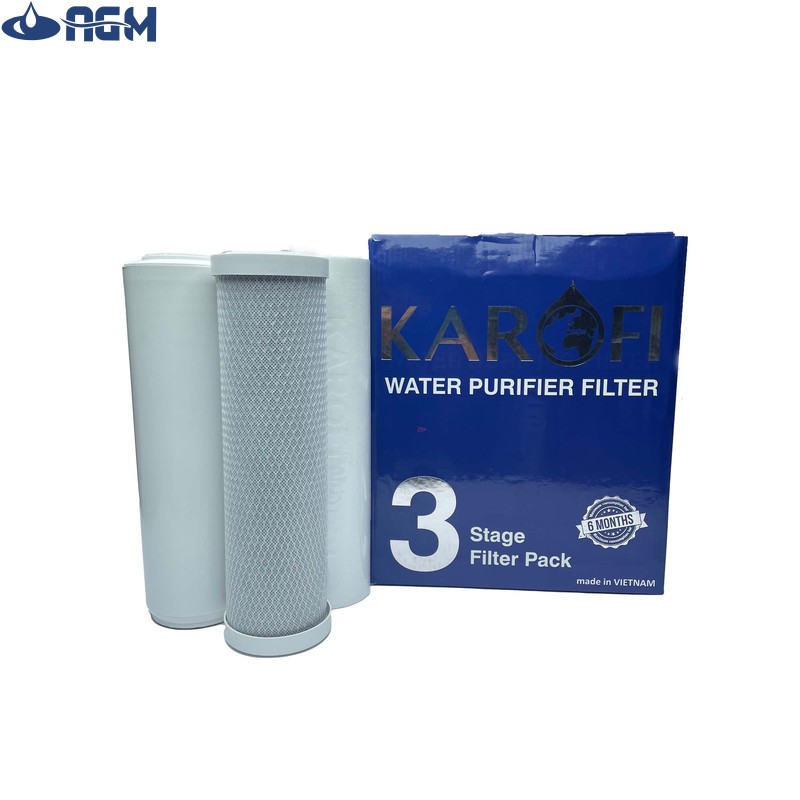 فیلتر دستگاه تصفیه آب کاروفی مدل classic مجموعه 3 عددی