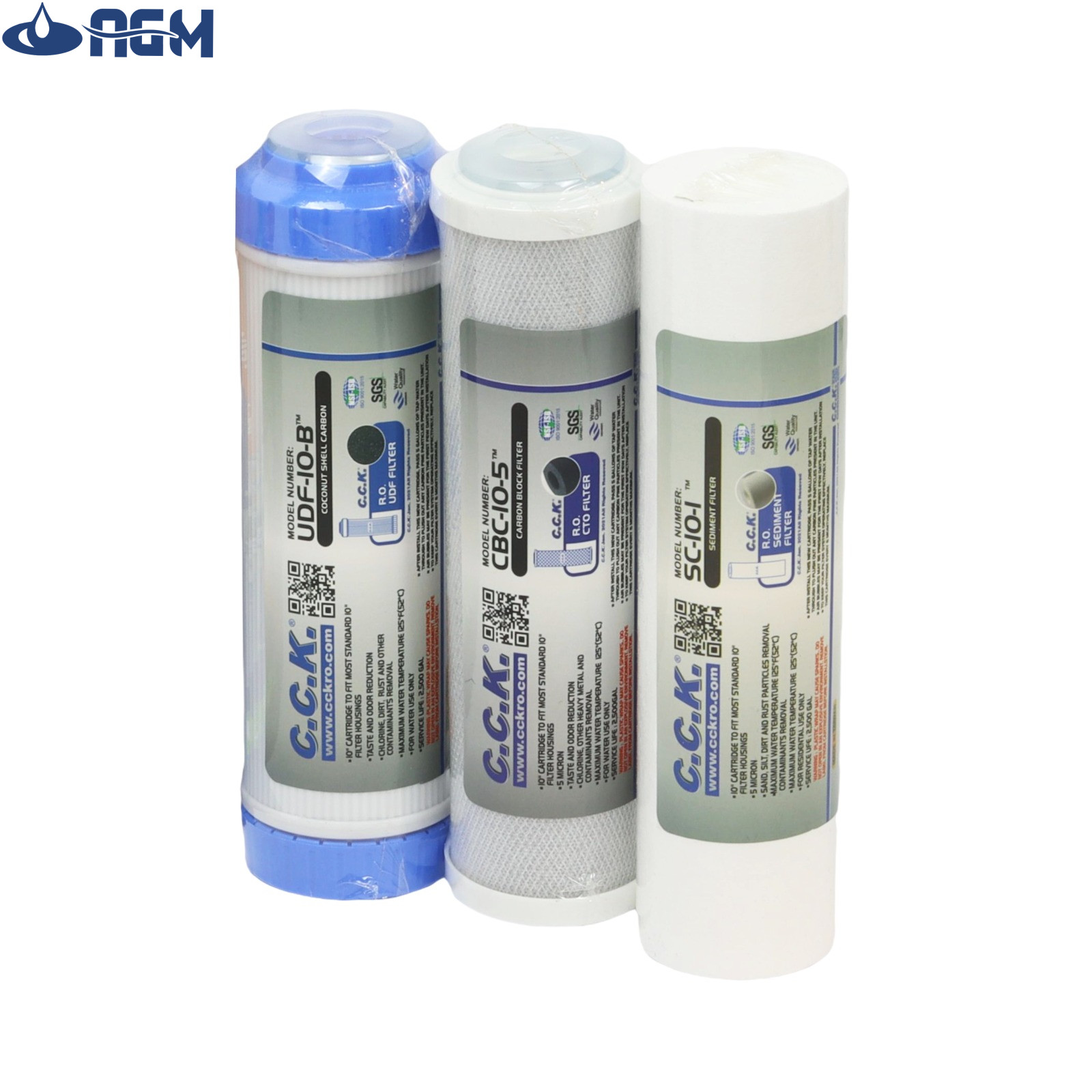 پک فیلتر مرحله 1و 2 و 3 دستگاه تصفیه آب  سی سی کا C.C.K