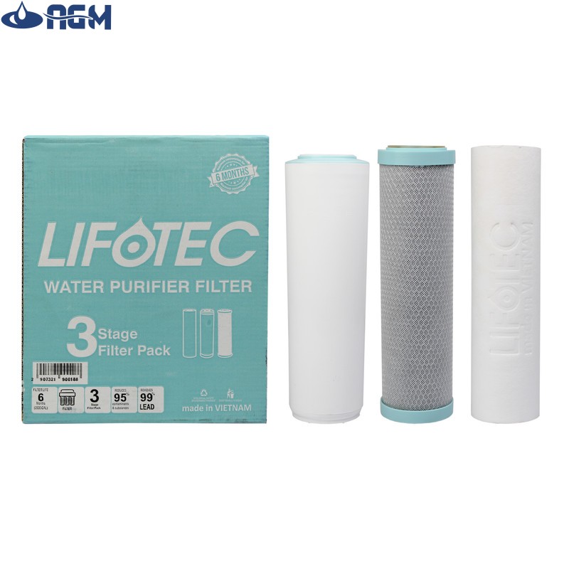 دستگاه تصفیه کننده آب زیر سینک لیفوتک مدل 7STAGE به همراه فیلتر مجموعه 3 عددی