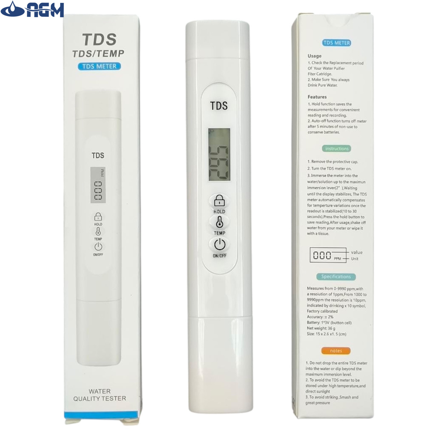 سختی سنج آب TDS متر مدل M3