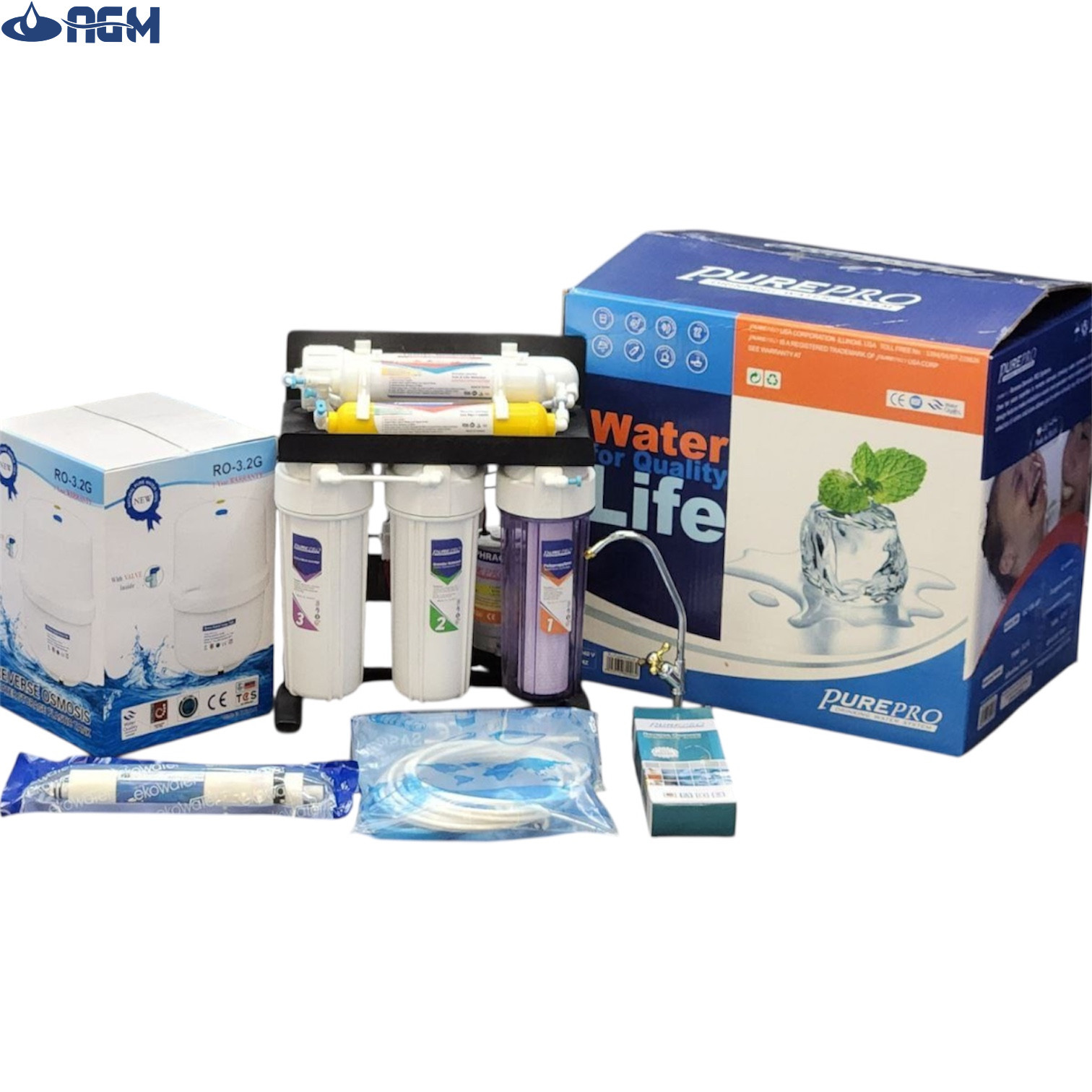 تصفیه آب خانگی 6 مرحله  قطعات وارداتی PUREPRO