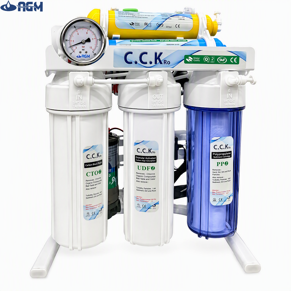 دستگاه تصفیه آب خانگی 6 مرحله cck قطعات وارداتی