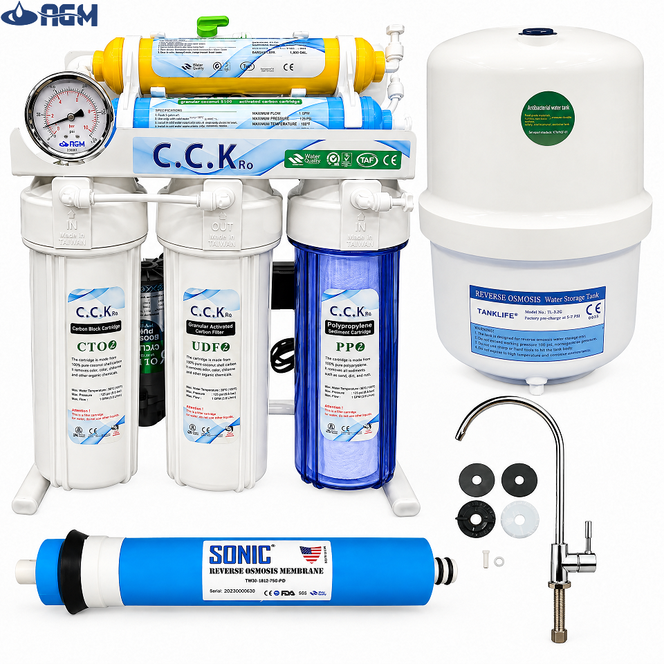 دستگاه تصفیه آب خانگی 6 مرحله cck قطعات وارداتی