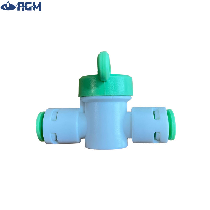 شیر بین راهی دستگاه تصفیه آب، یخچال و کولر تکومن مدل RO 1/4 TO 1/4 BALL VALVE