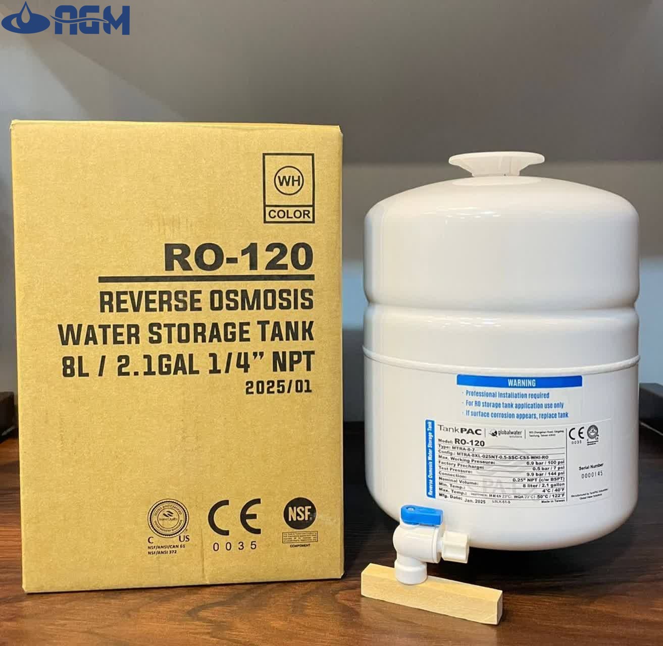 مخزن تصفیه کننده آب تانک پک RO-120