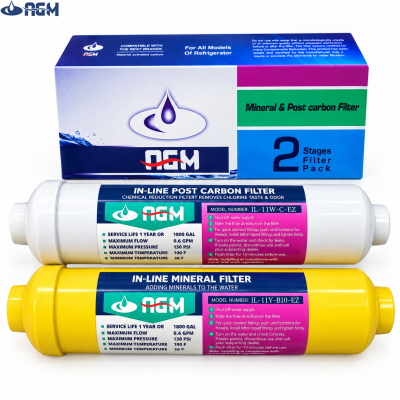 فیلتر دستگاه تصفیه آب AGM مدل POST CARBON-MINERAL مجموعه 2 عددی