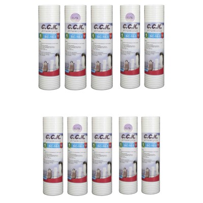 فیلتر الیافی دستگاه تصفیه کننده آب سی سی کا بسته 10 عددی
